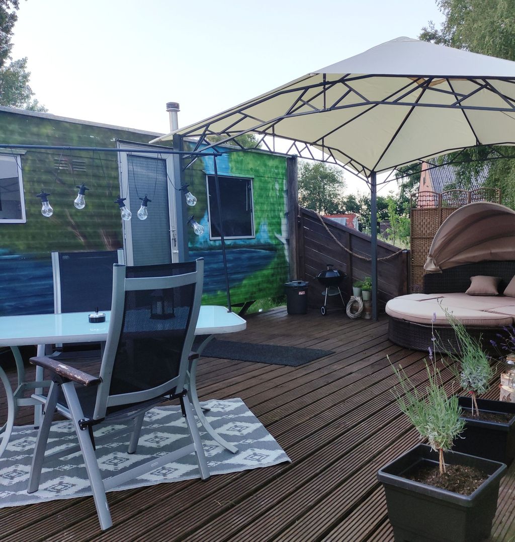 Bonita casita junto al lago en Frisia Oriental