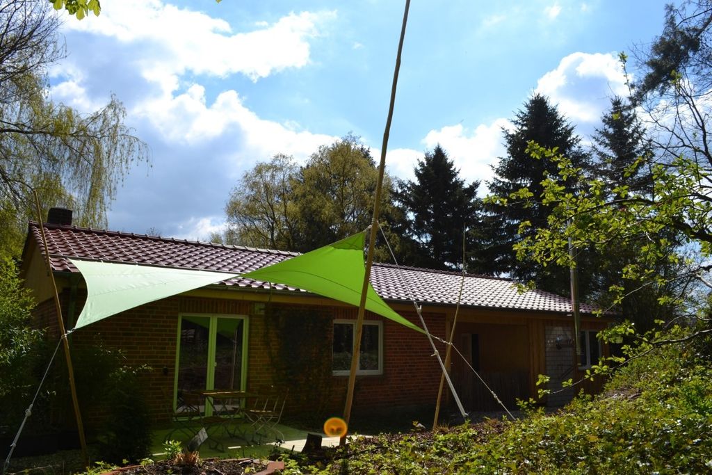Casa de vacaciones en Wendland: sauna, jacuzzi, sala de juegos