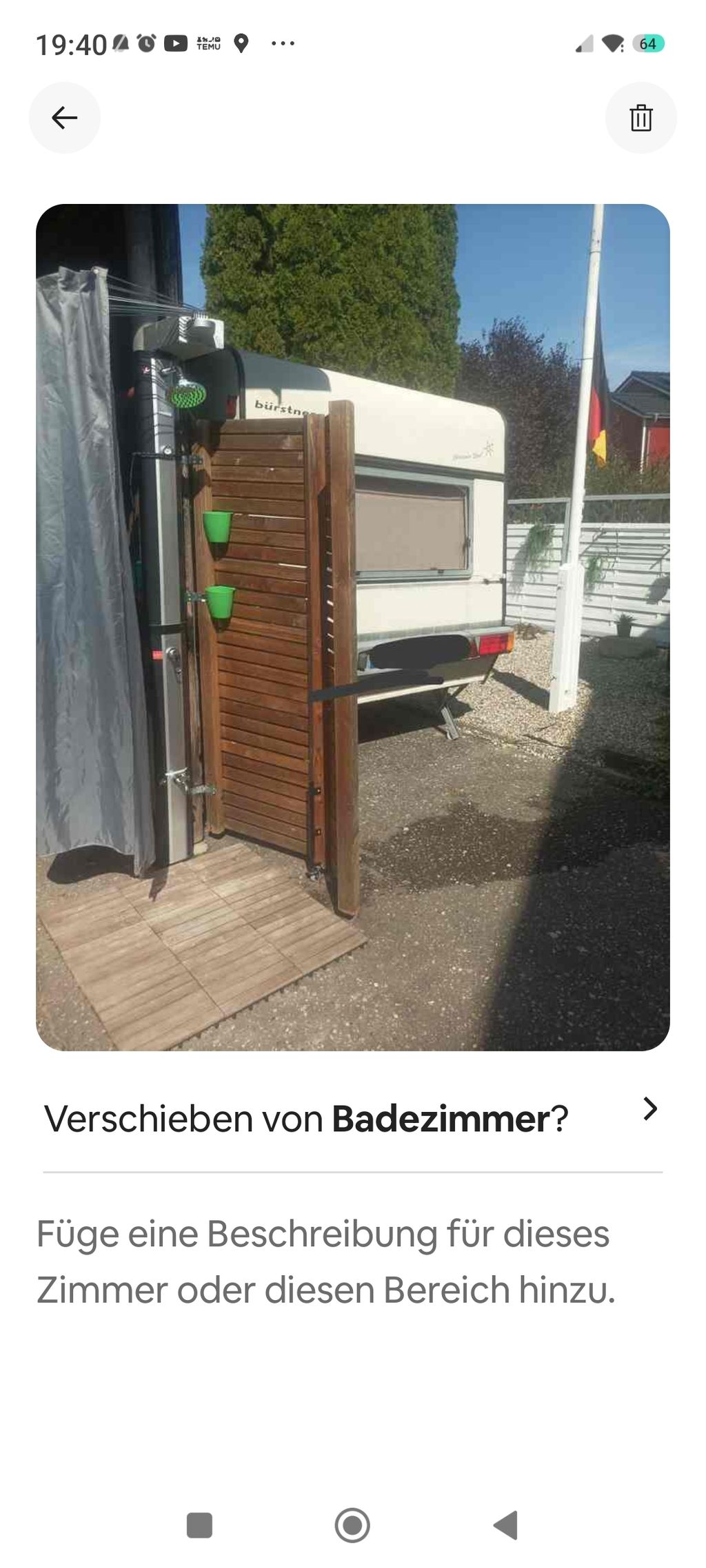 Kl. Stellplatz auf dem Resthof am See