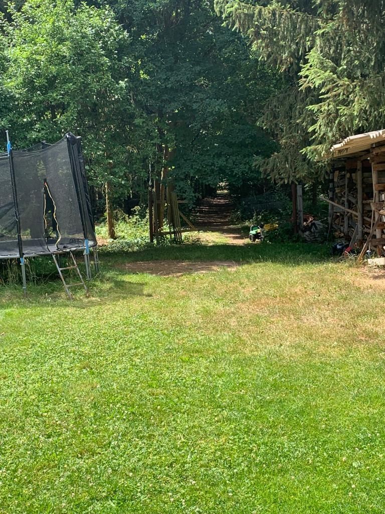 Family friendly nature vacation in the greenery by the forest