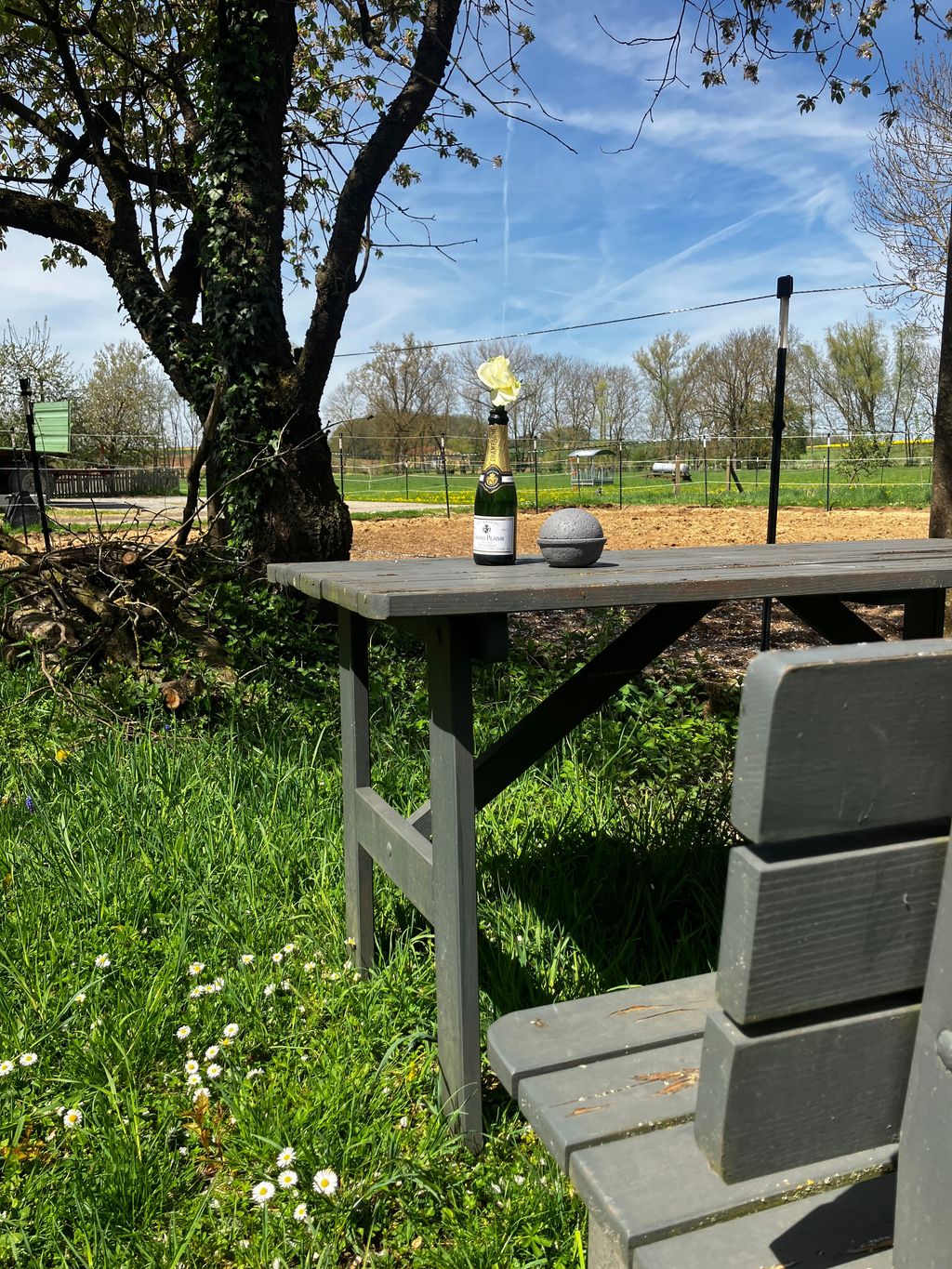 Idylle direkt am Feldrand