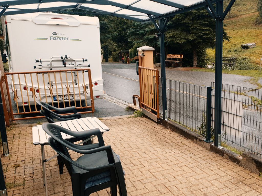 Pitch at the gate of Saxon Switzerland