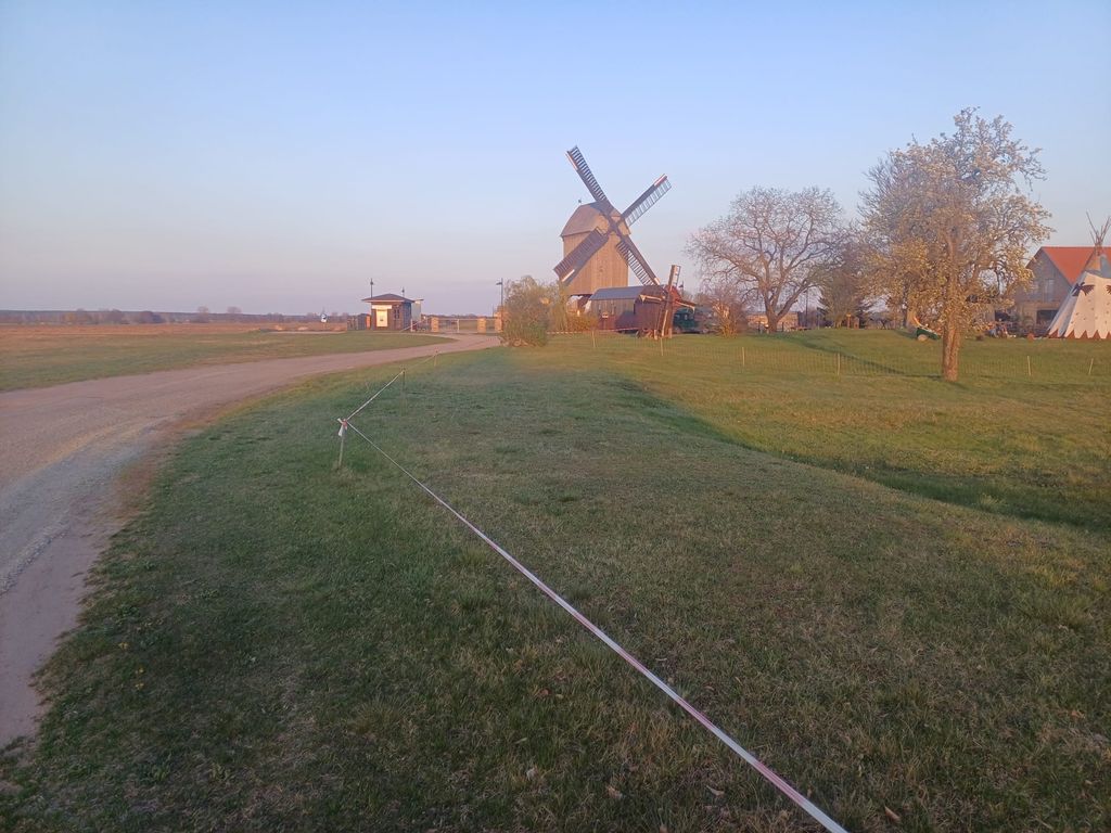 Tipi overnight stay at the historic mill