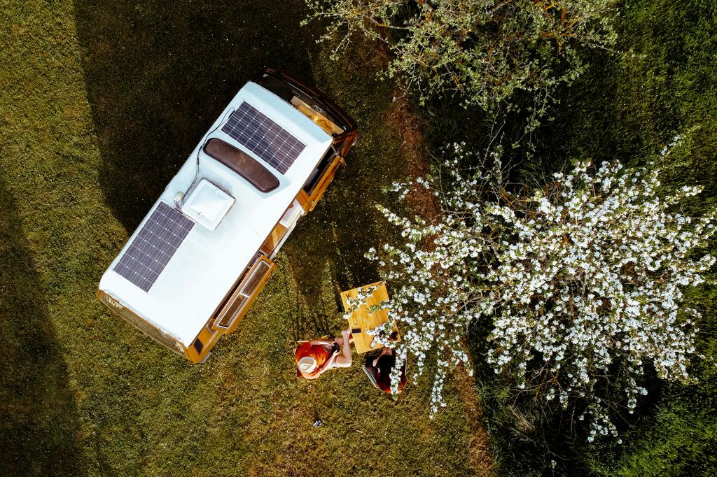 Camping auf der Obstwiese