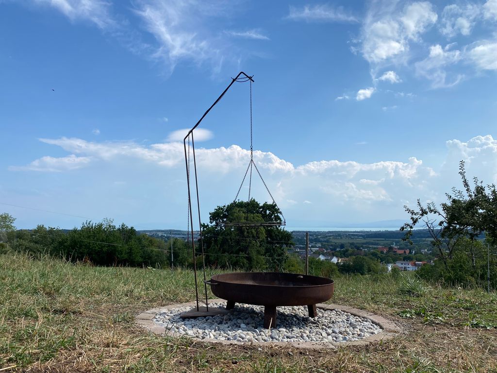 Stellplätze mit Panoramablick auf Bodensee & Alpen
