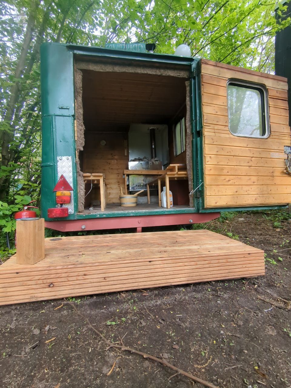 Tiny House in historischem Ambiente mit Sauna