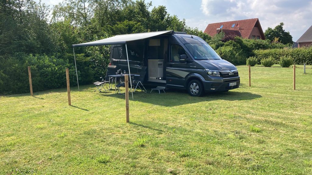 Camper aux portes de Lüneburg