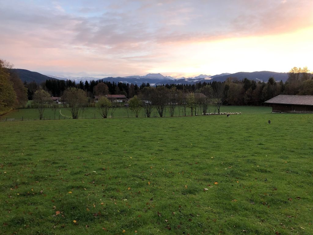 Bürg près de l'arbre de mai, juste avant la vallée du Tegernsee