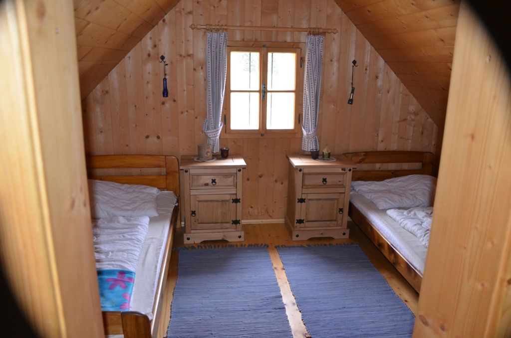 Wood ambassador Hütt'n with a dreamlike view