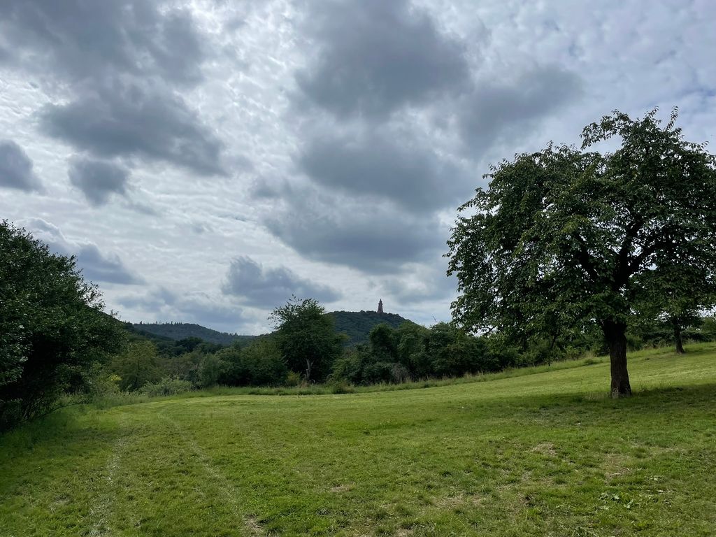 Pitch with Kyffhäuser view