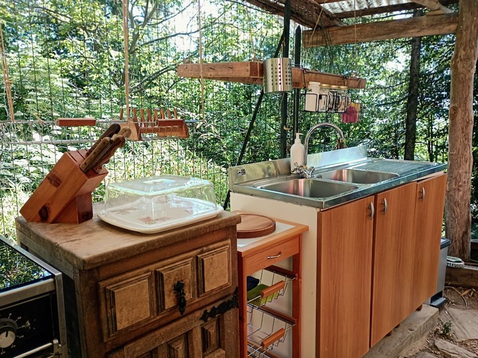 Glamping nel bosco in Val Pellice con vista natura