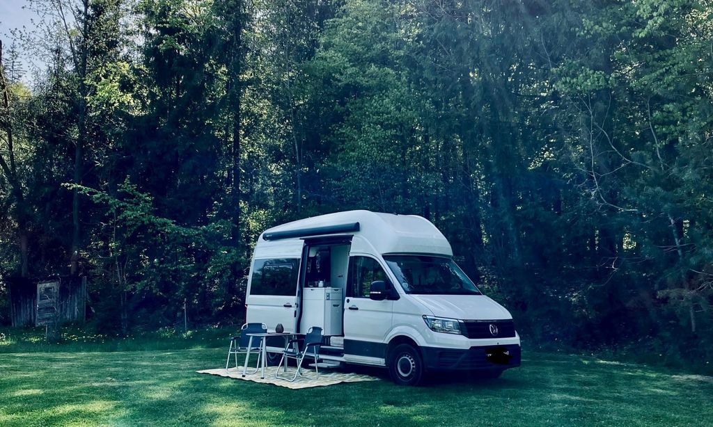 Campeggio nel Fichtelgebirge - un luogo isolato da sogno