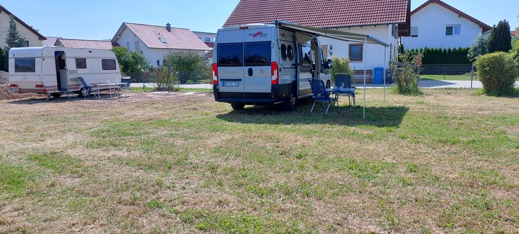Campen auf dem Bauernhof in Isar Nähe 