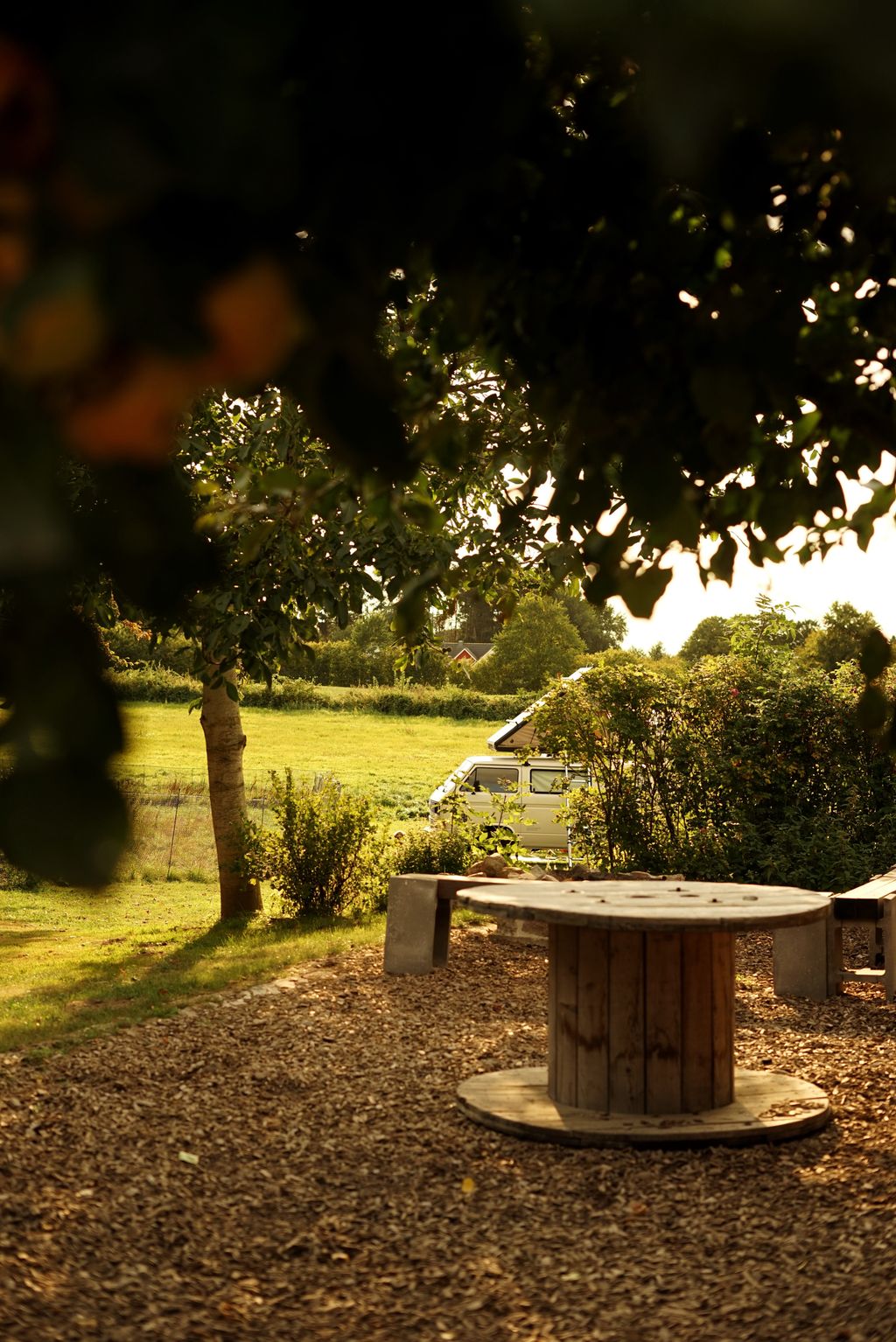 Idyllic place on the farm at the Baltic Sea