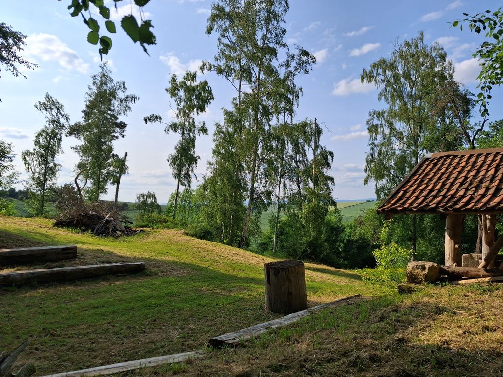 Naturidyll im Südharz mit Blick auf den Brocken