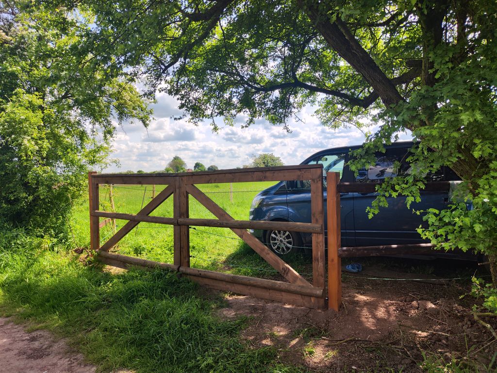 Camping on the Weser - hawthorn and pasture happiness