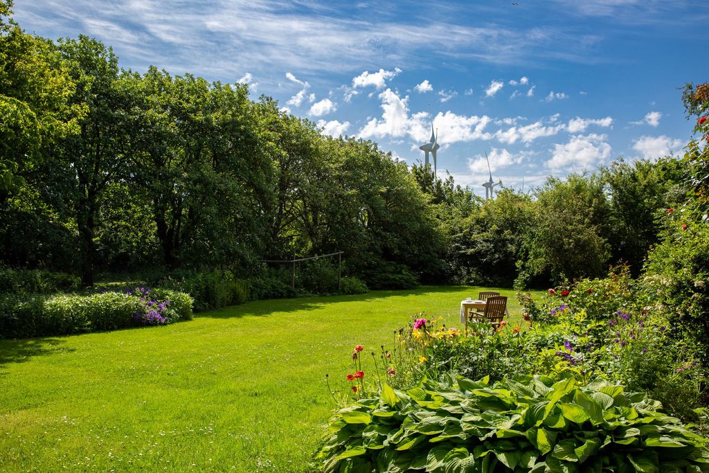 Farm garden on the North Sea island of Pellworm