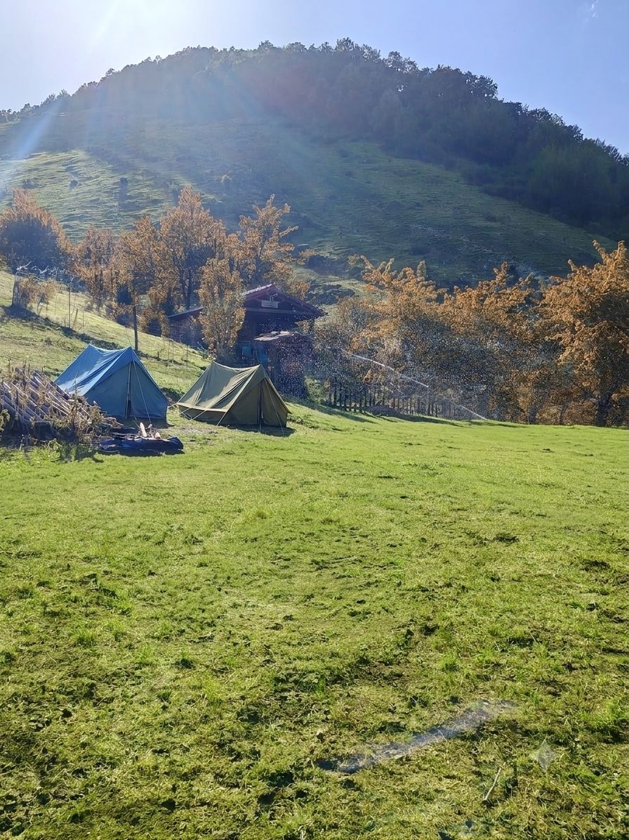 Campingplatz mit Blick auf die Picos de Europa