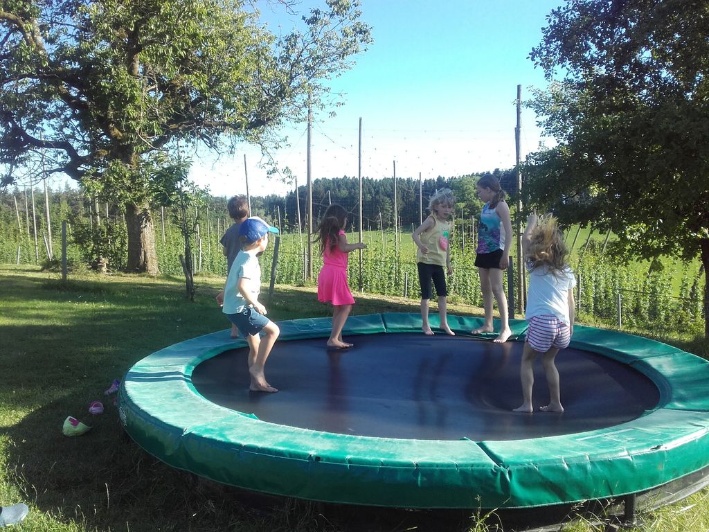 Granja de vacaciones con piscina natural