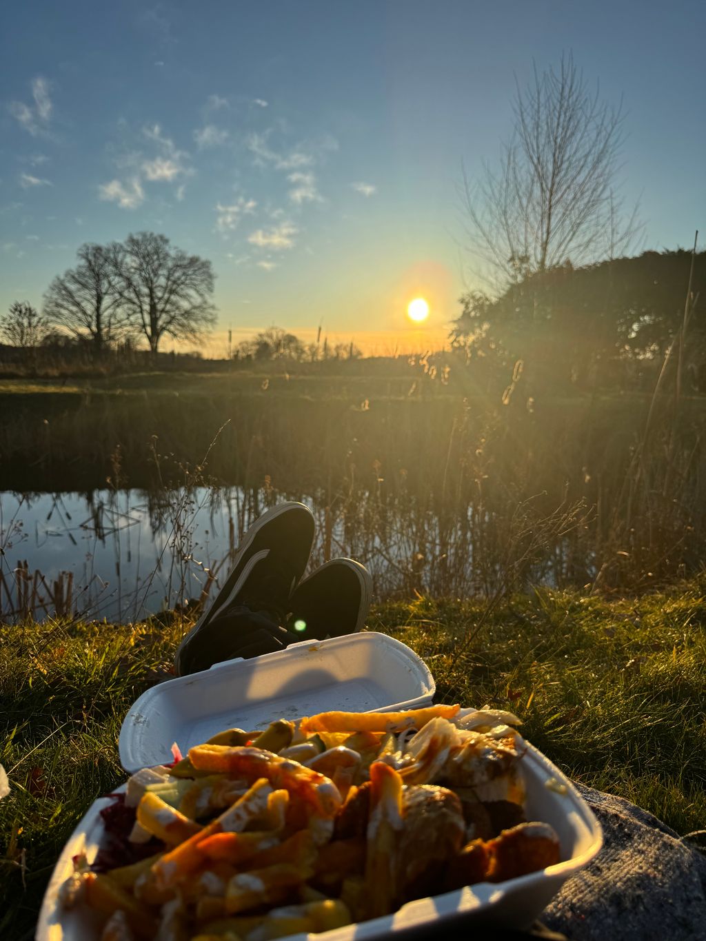 Une oasis de calme au bord du lac Steinhuder Meer - Emplacement isolé « Champ et étang »