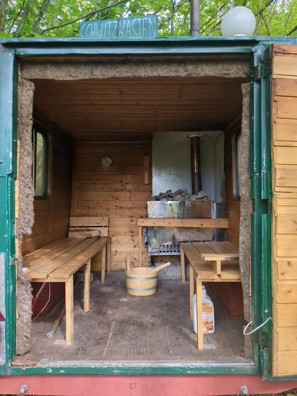 Tiny House in historischem Ambiente mit Sauna