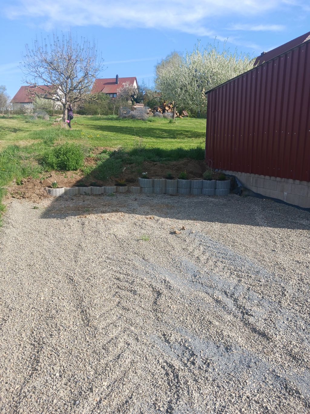 Stellplatz an einer Obstbaumwiese