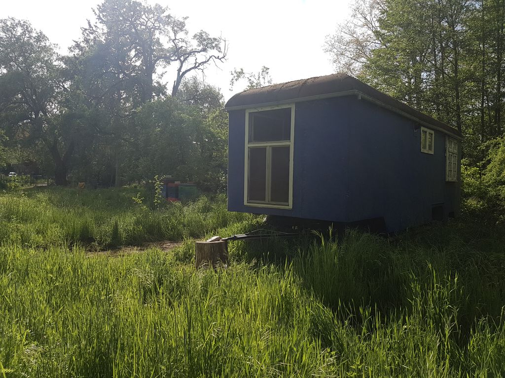 Im Rundlingsdorf im wilden Bienengarten campen