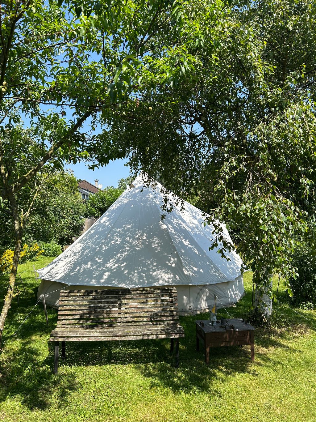 Glamping in the Garden in Quakenbrück's Old Town