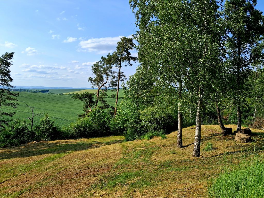 Naturidyll im Südharz mit Blick auf den Brocken