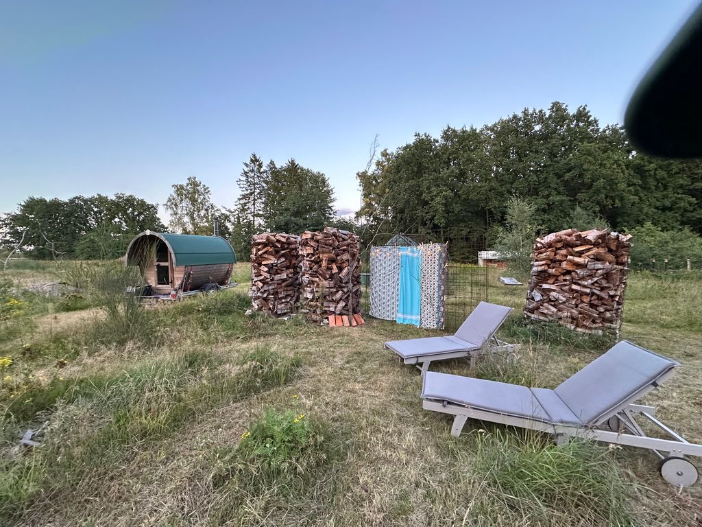 Iglucraft dans le parc naturel de Wendland, près de l'Elbe