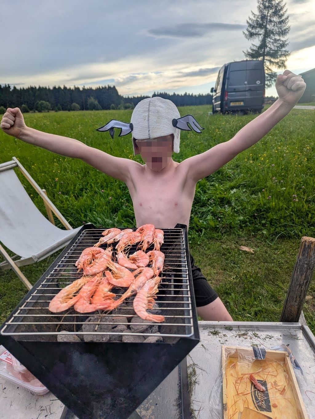 Camping auf der Alm und am Bach auf 800 Höhenmeter