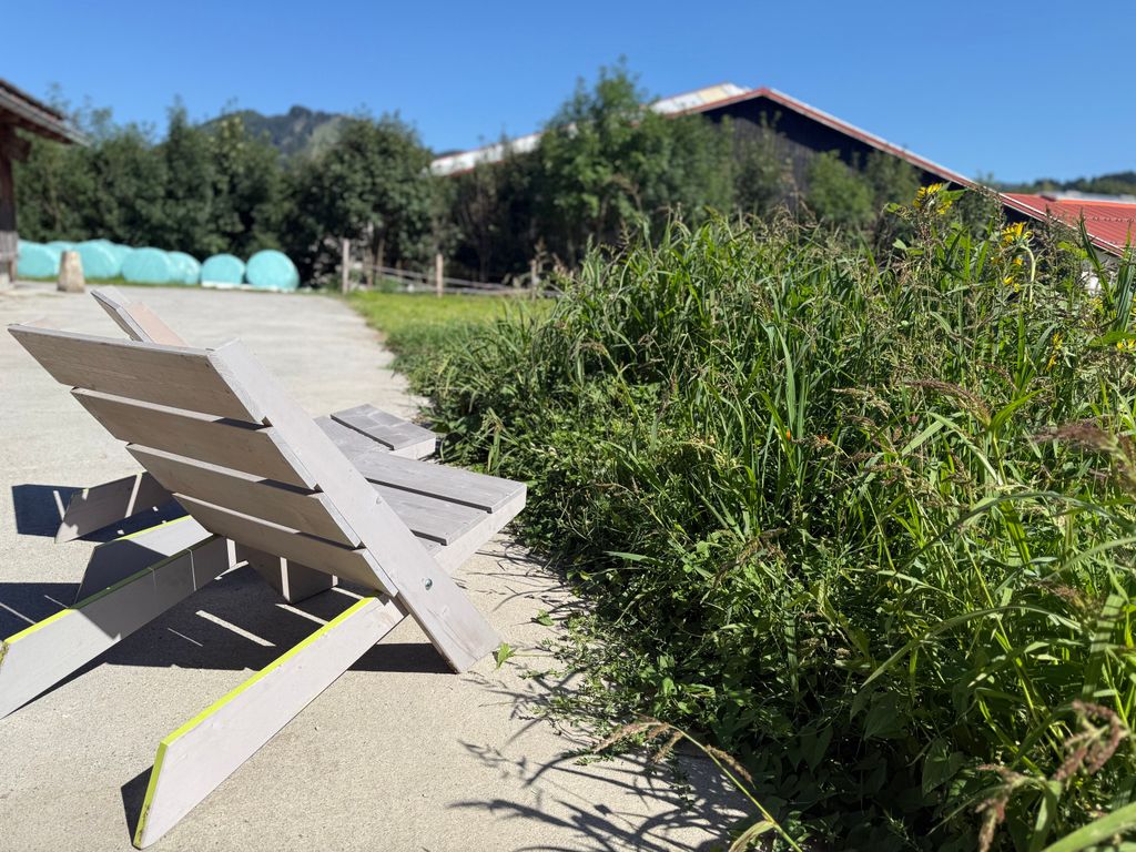 Ruhiger Stellplatz am Biohof mit Alpenblick