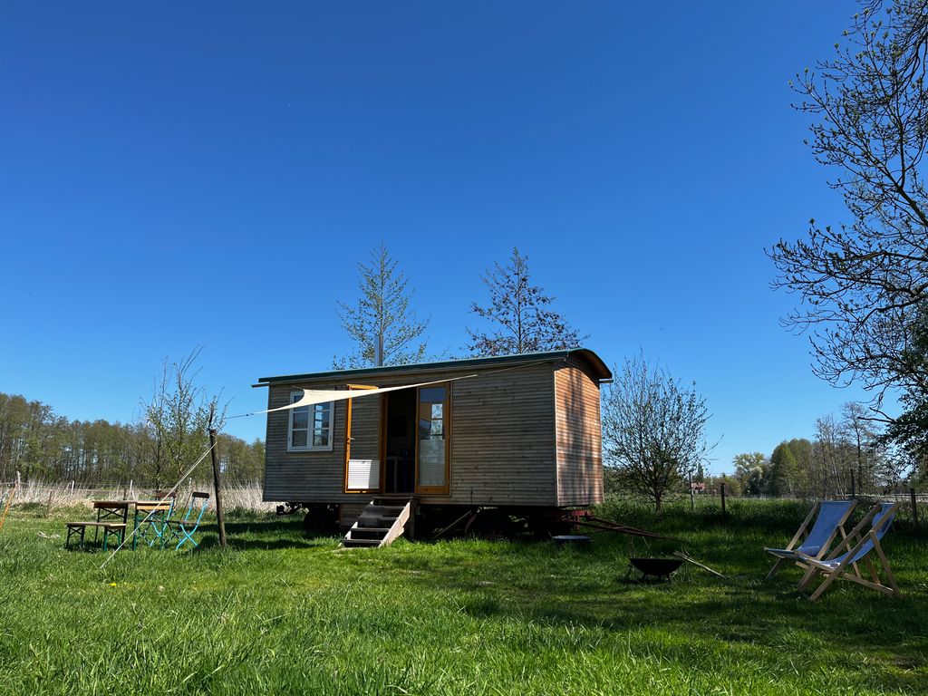 Vacaciones en una preciosa caravana de circo cerca de Wendland