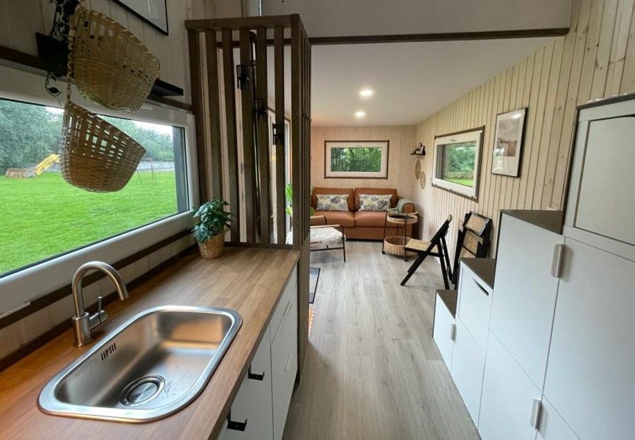 Pequeña casa en un paraíso vacacional - Mar del Norte a un paso
