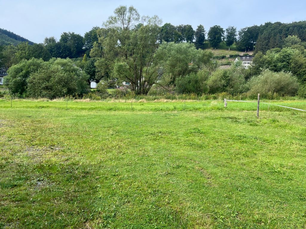 Ruhiger Stellplatz mit Blick auf Wenne & Wenneauen