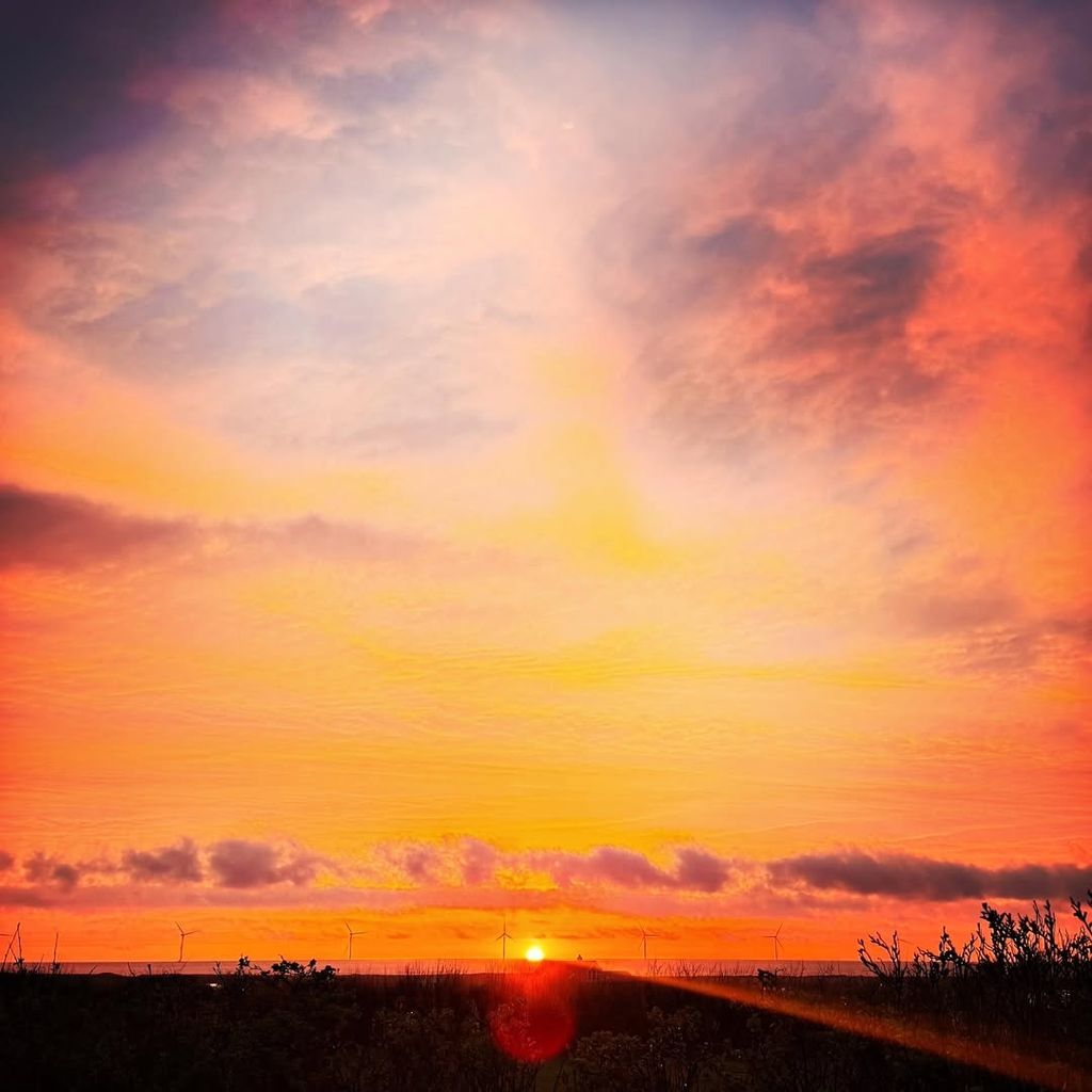 Campeggio naturale sulla costa occidentale e sulle scogliere della Danimarca