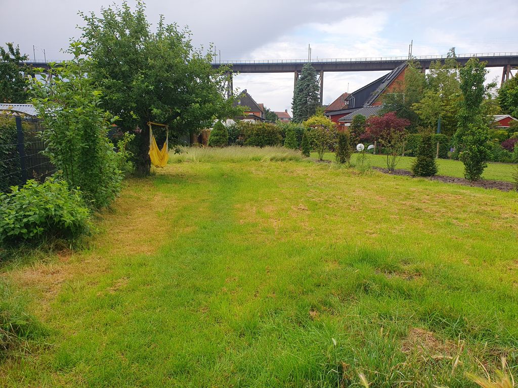 Schlafstelle an der Rendsburger Hochbrücke 