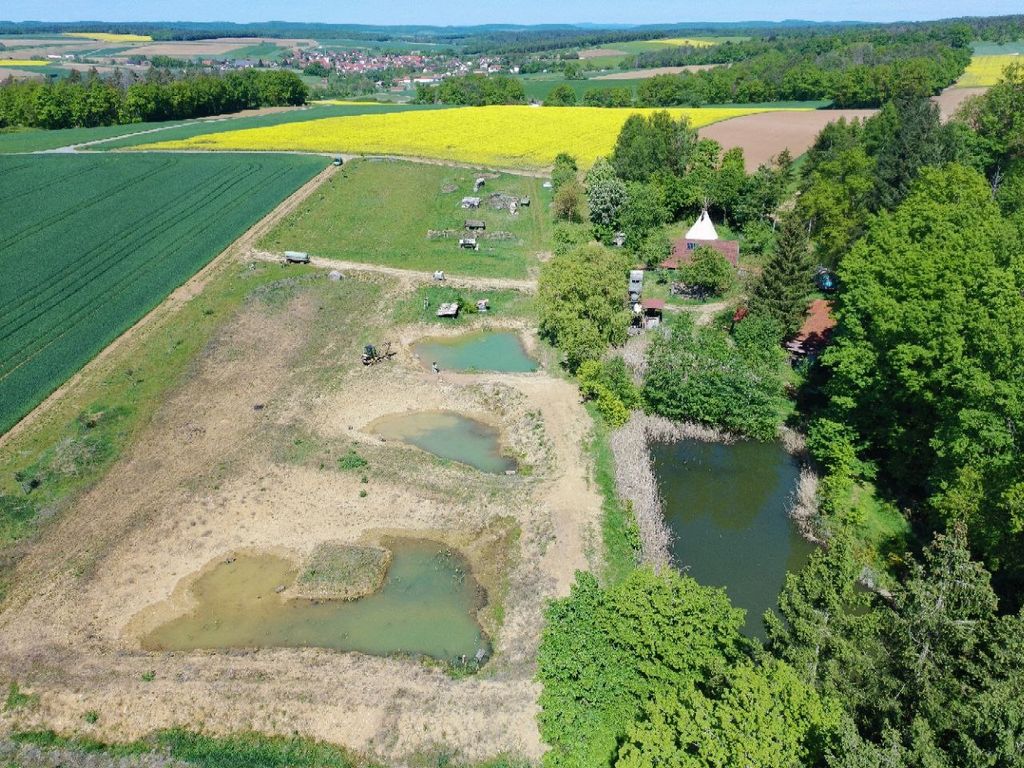 Biotoplandschaft zwischen Wald und Feldflur 