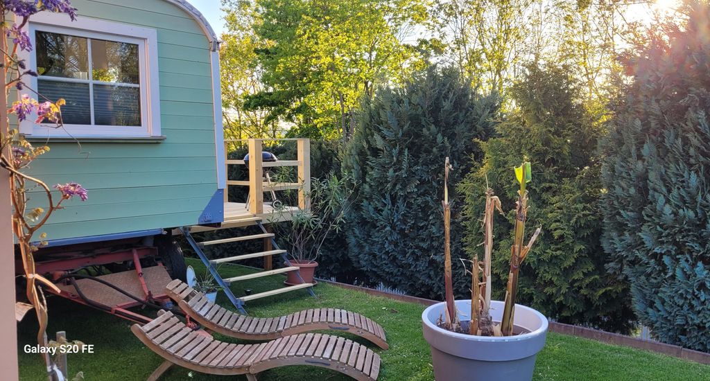 Schlafen im Tiny House Talsperre Pirk im Vogtland
