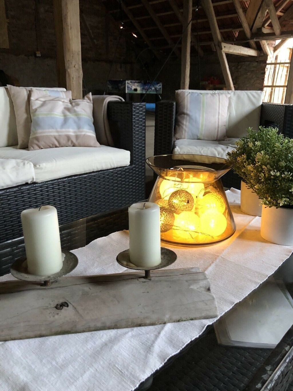 Glamping auf dem Dachboden
