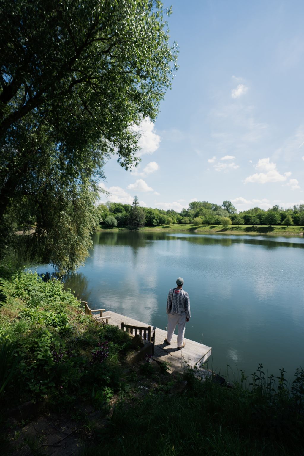 Stellplatz direkt am See mit Hot Tub