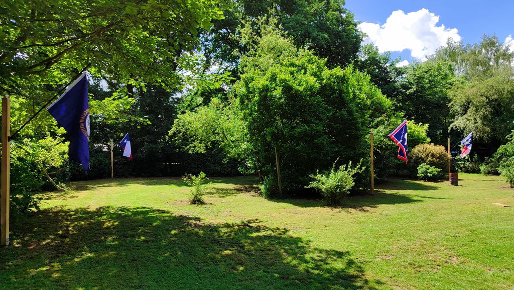 Stellplatz #1 am Haus Fehnwald für Camper und mehr