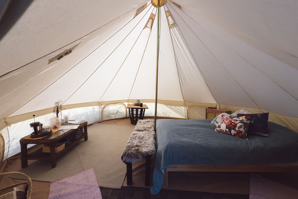 Tente Glamping au bord du lac de Bakkegaarden