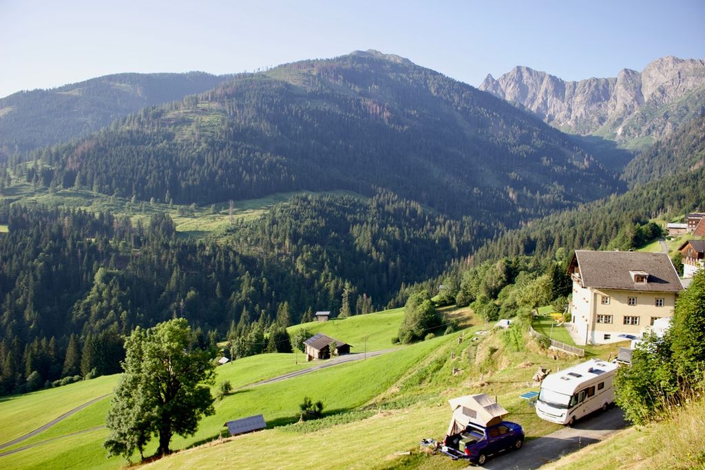 Stellplatz mit atemberaubender Aussicht