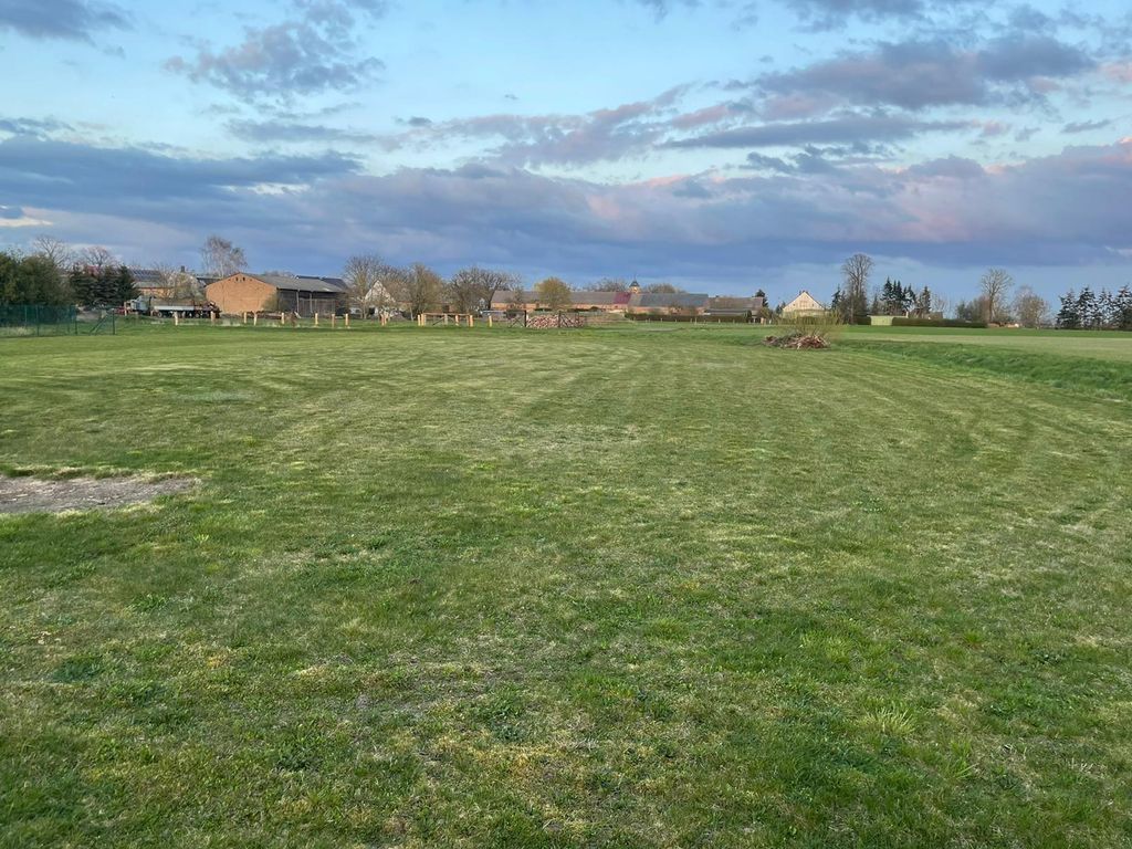 Große Wiese zum freien Stehen nahe Berlin