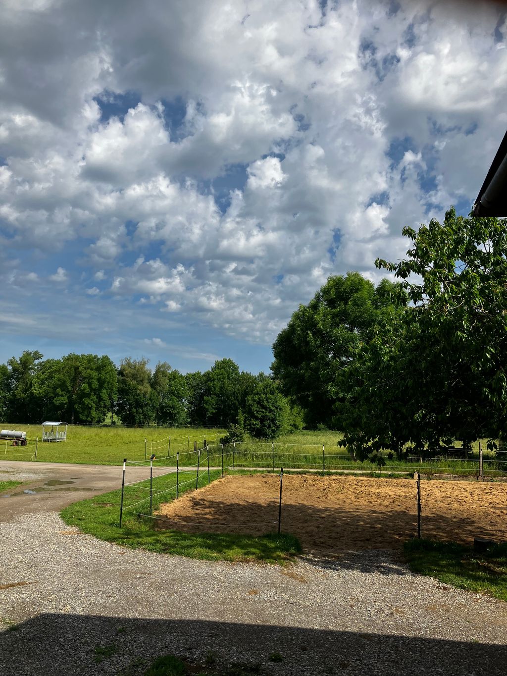 Idylle direkt am Feldrand