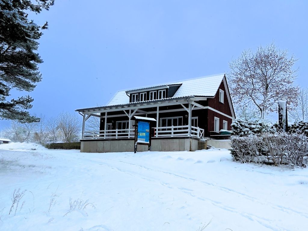 Swedish house with lake view