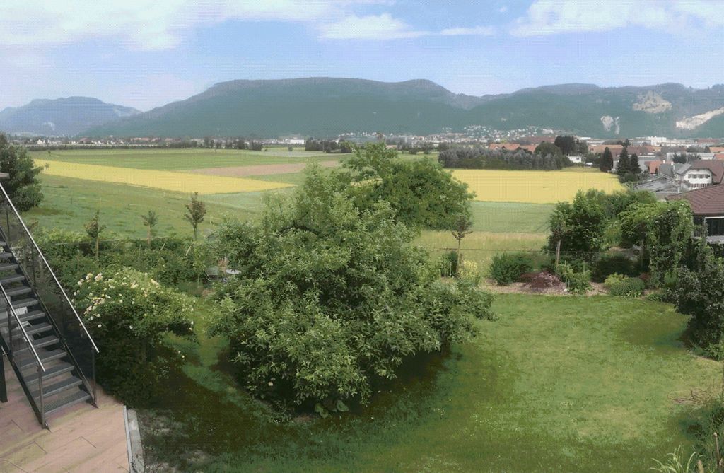 Garden, pool & Jura view in the Mittelland