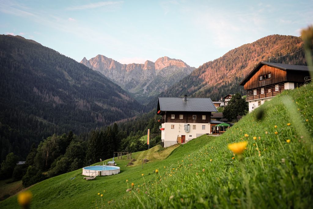 Panoramastellplatz in Obergail auf knapp 1200m 