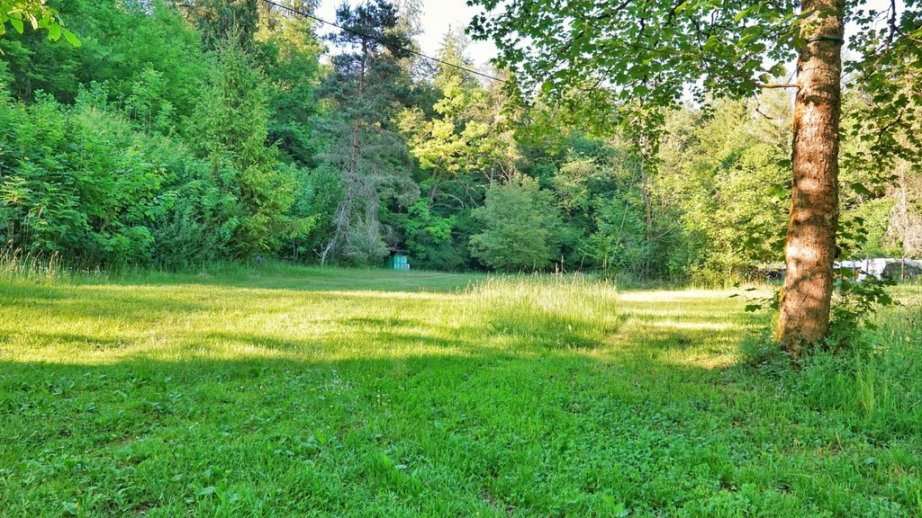 Campen am Bach im Waldgebiet nahe Wasserburg